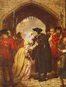 Edward Matthew Ward Sir Thomas More's Farewell to his Daughter oil on canvas